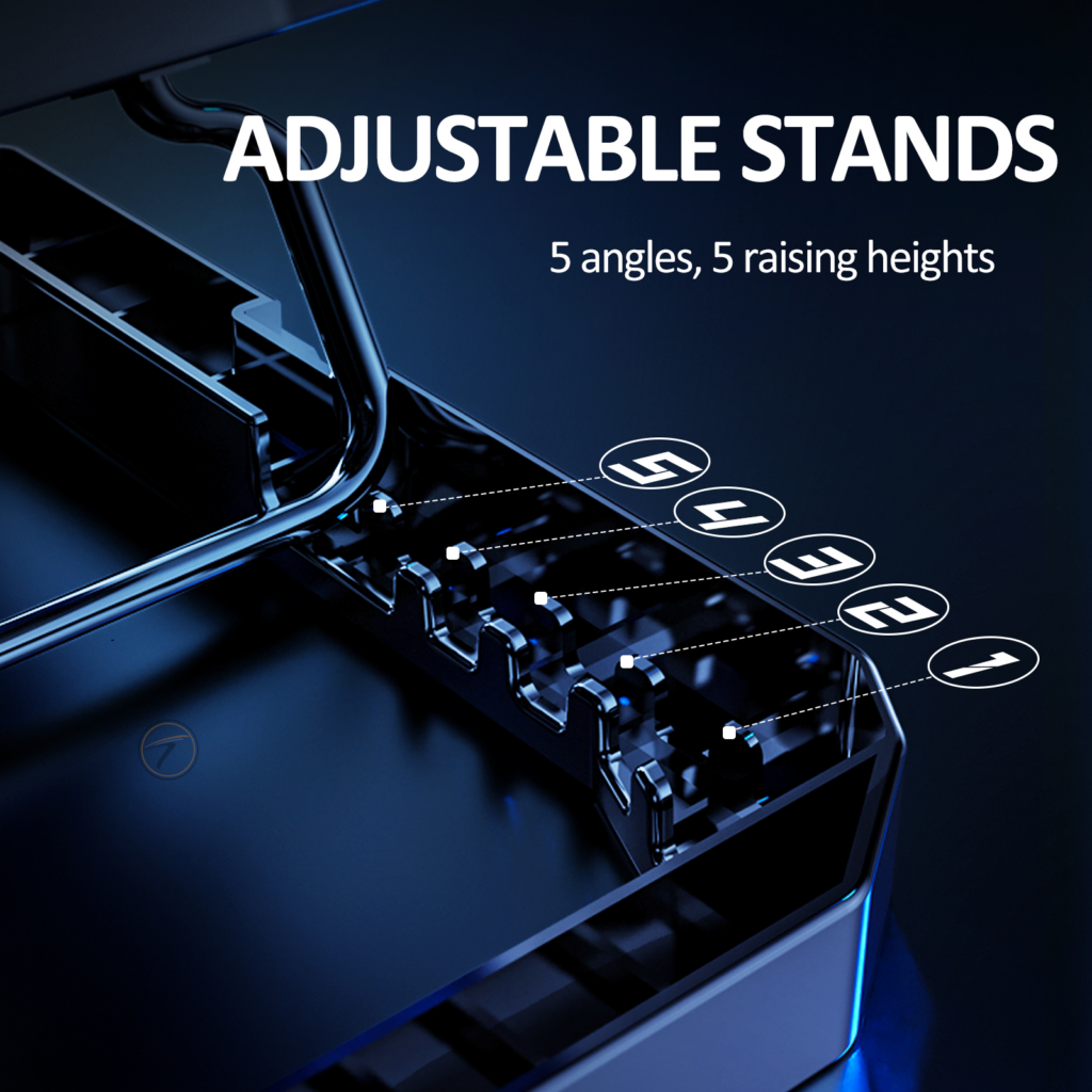 Laptop Cooling Pad With Mobile Stand Techie 2 Fan