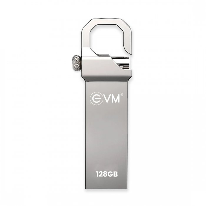 EVM ENSTORE 128GB 2.0 PENDRIVE  Metal Case  (Silver)