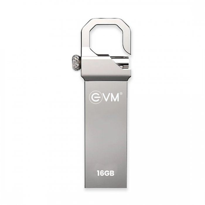 EVM ENSTORE 16GB 2.0 PENDRIVE2.0 Metal Case  (Silver)
