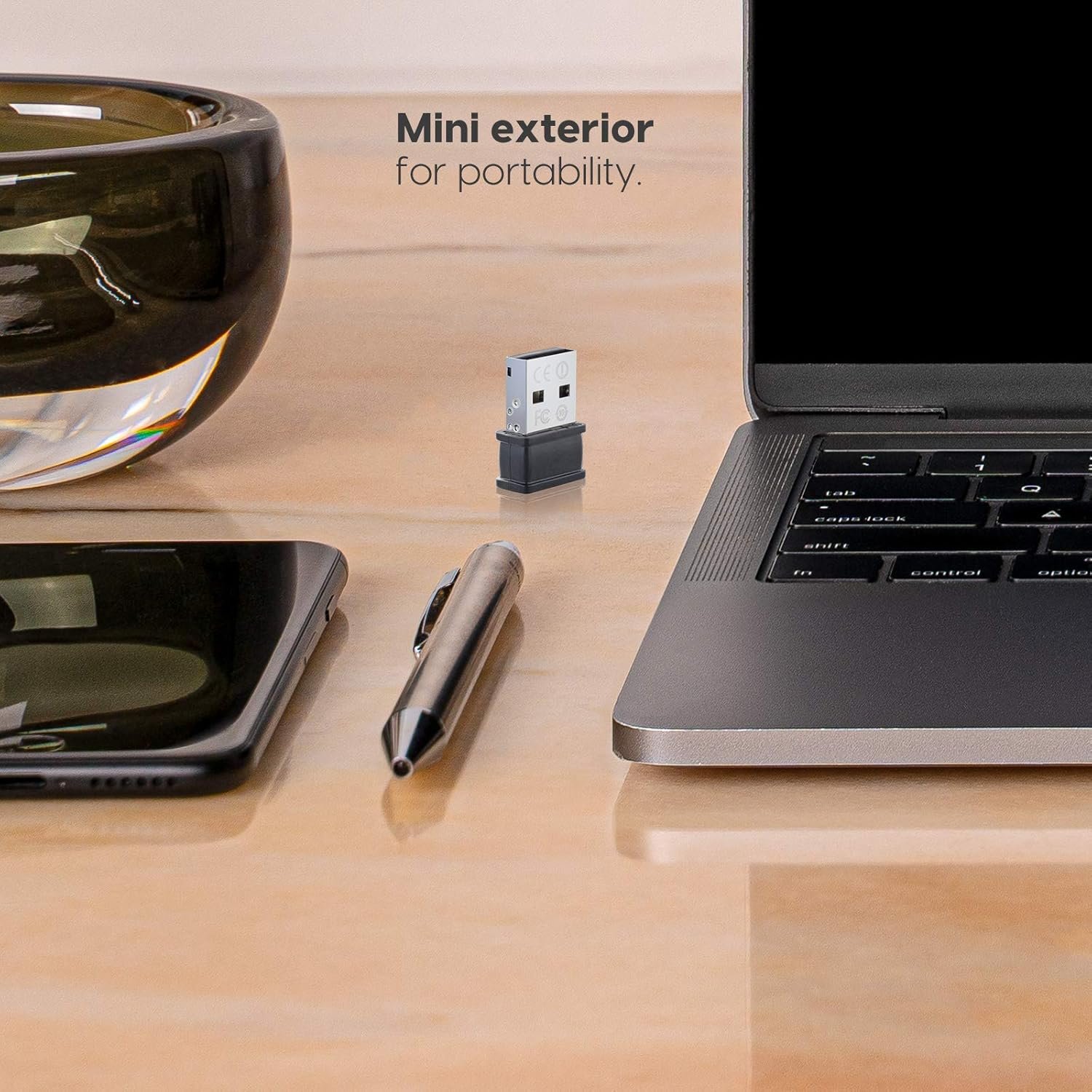 Tenda WI-FI Wireless 6 Nano USB Adapter AX300 , Black TE W311 M1