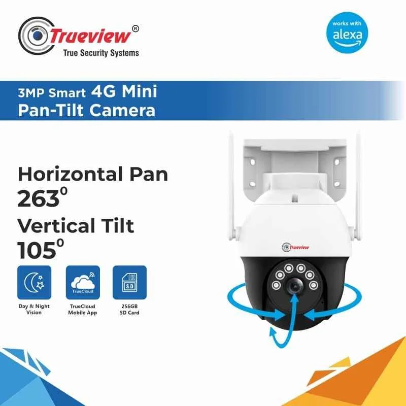 WIFI CAMERA TRUEVIEW WIFI DOM E T 18120 PTZ 4G