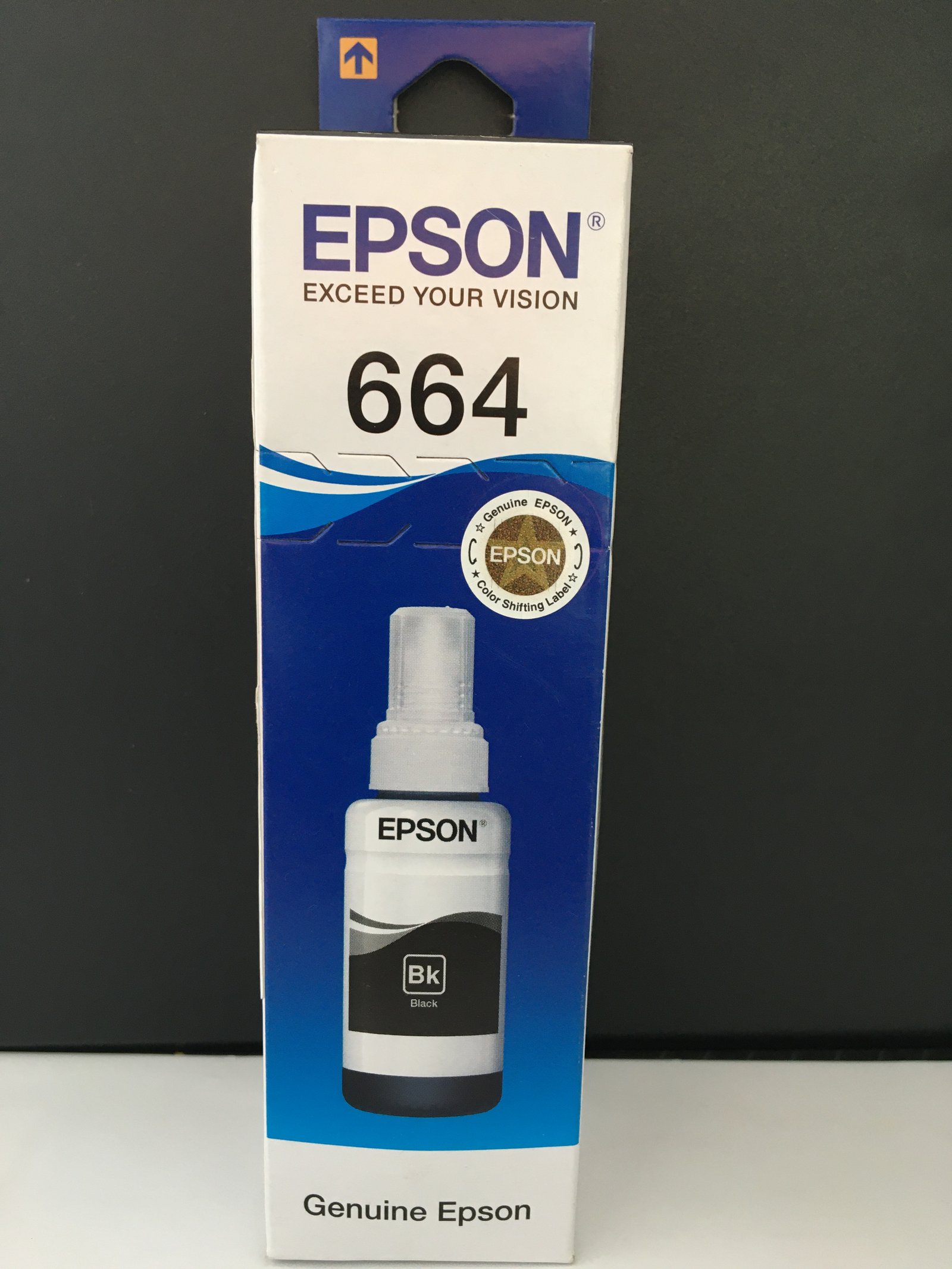 Epson Original 664 Ink Bottle 70 ml Black Color