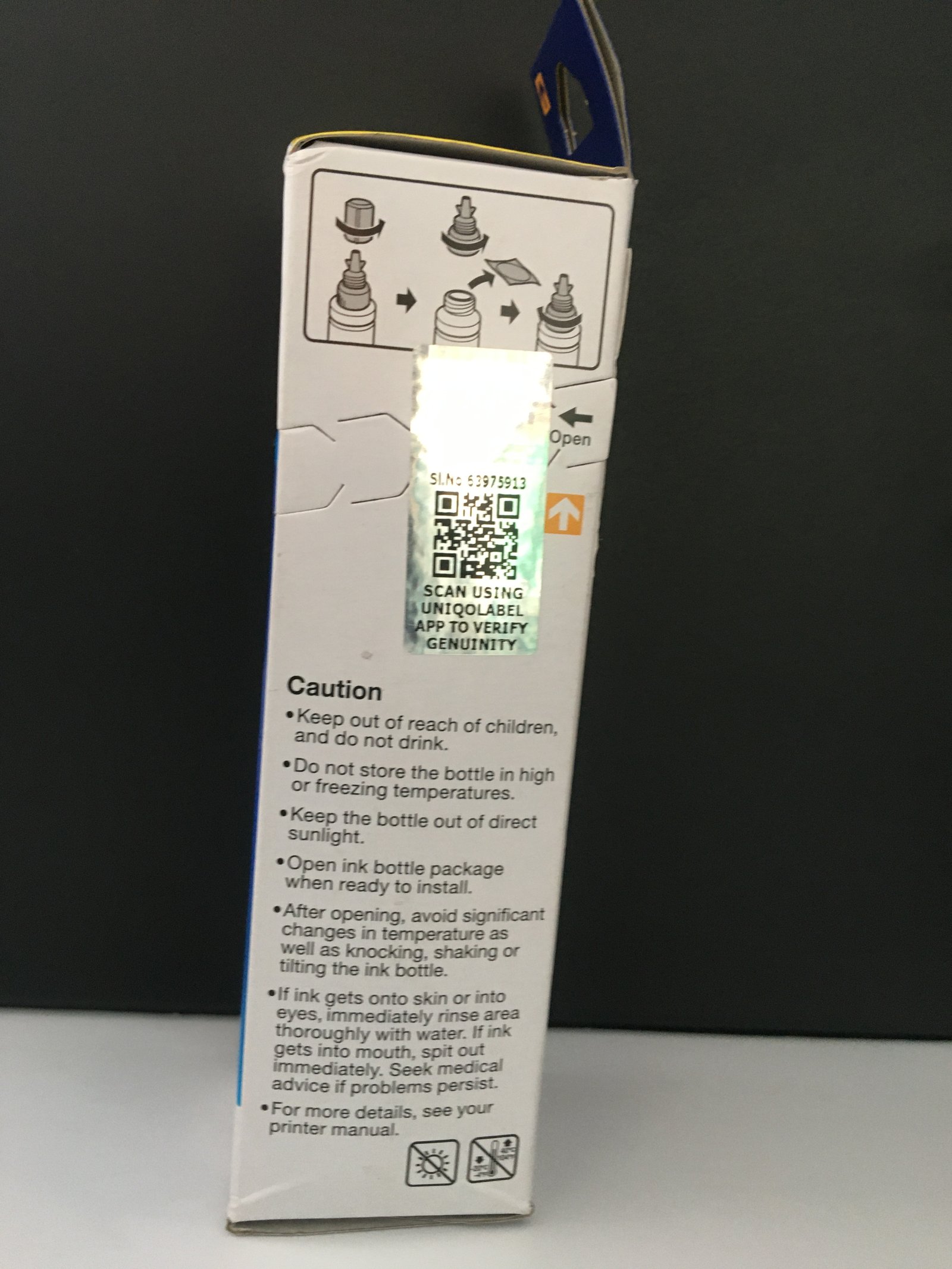 Epson 664 YL Ink Bottle (Yellow) - 70 ml genuine