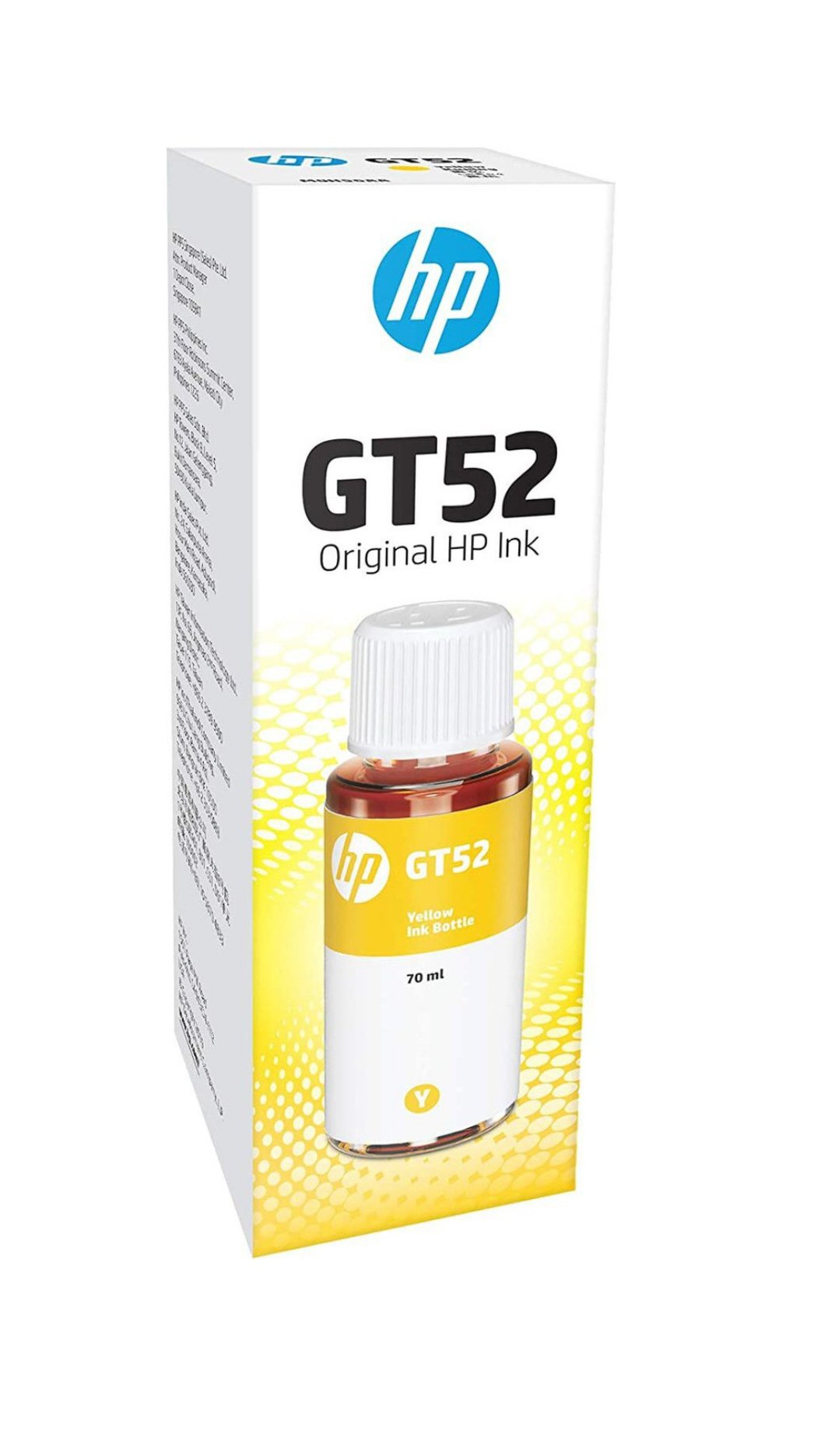 HP GT52 Yellow Ink Bottle