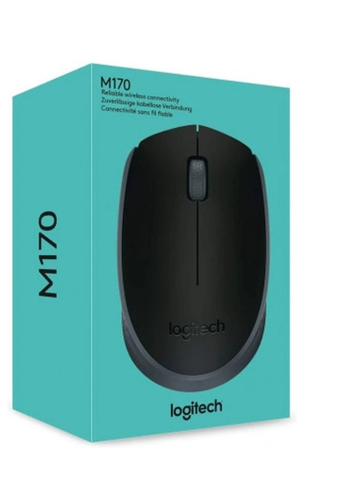 Logitech M170 / Optical Tracking, 12-Months Battery Life, Wireless Optical Mouse  (USB 2.0, Black)