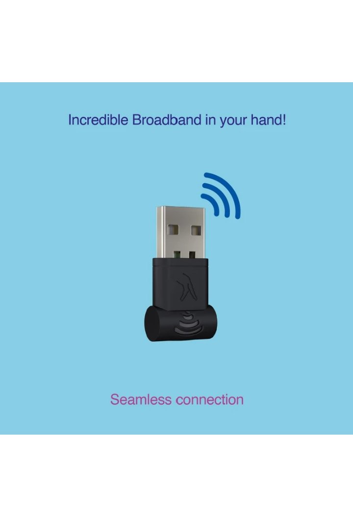 FINGERS FWF300 USB Adapter  (Black)