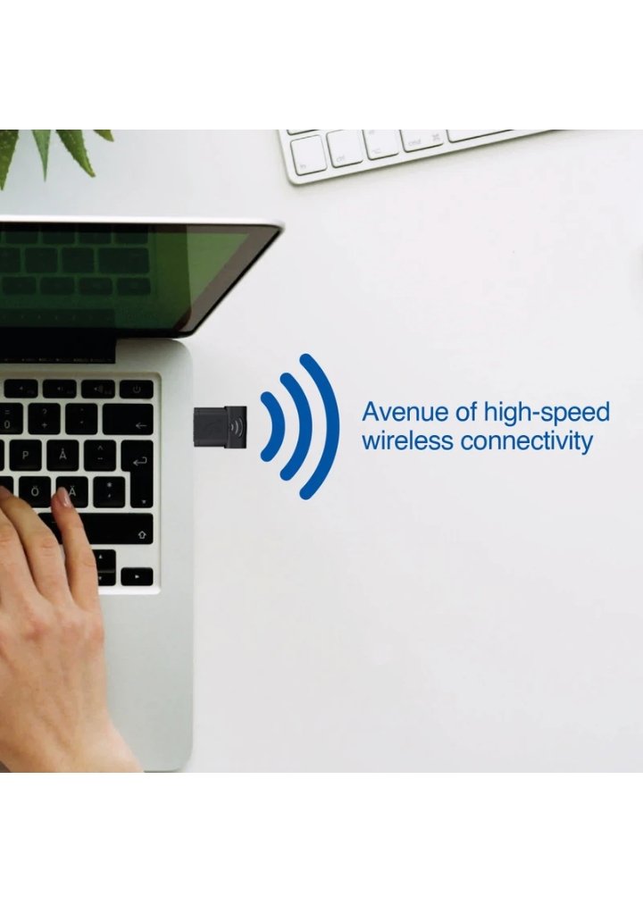 FINGERS FWF300 USB Adapter  (Black)