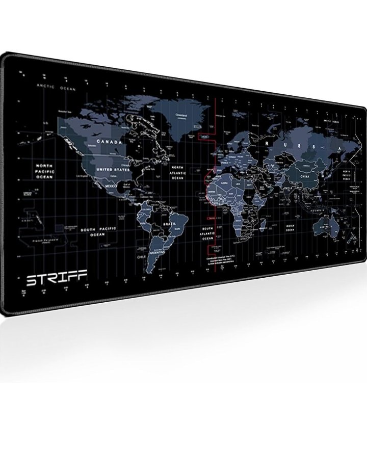  Gaming Mouse Pad World Map