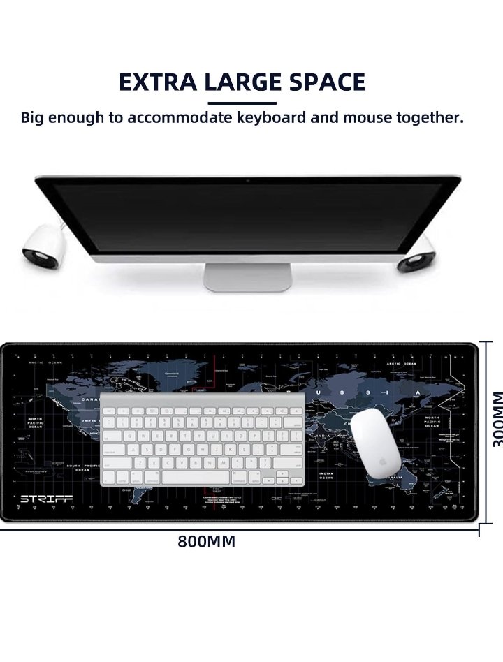  Gaming Mouse Pad World Map