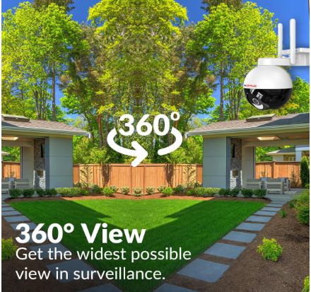 Outdoor Smart Security Camera  CP-Z43A CP PLUS 4MP Wi-fi Full Color Outdoor