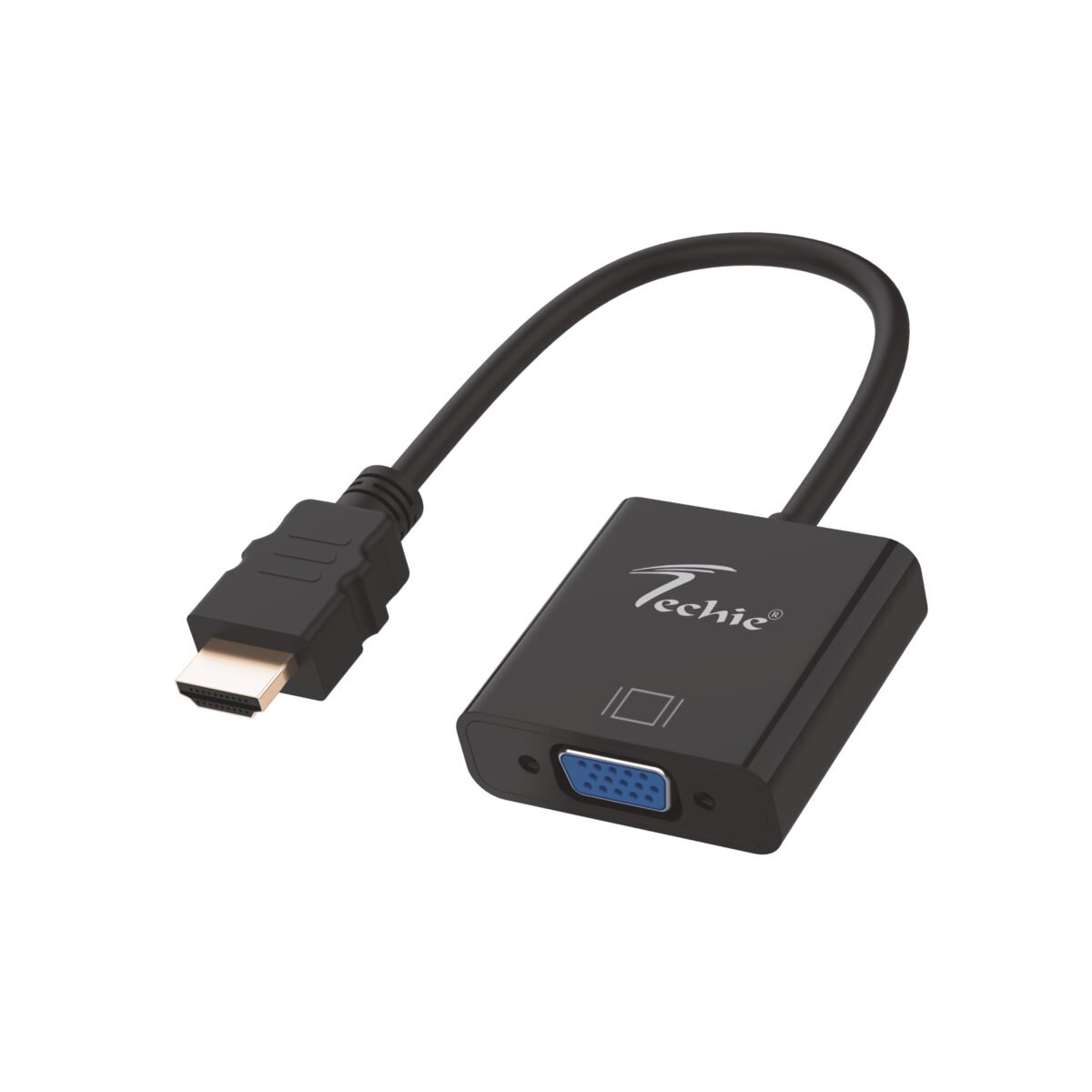 Techie HDMI to VGA Converter Techie – 1080P Full HD