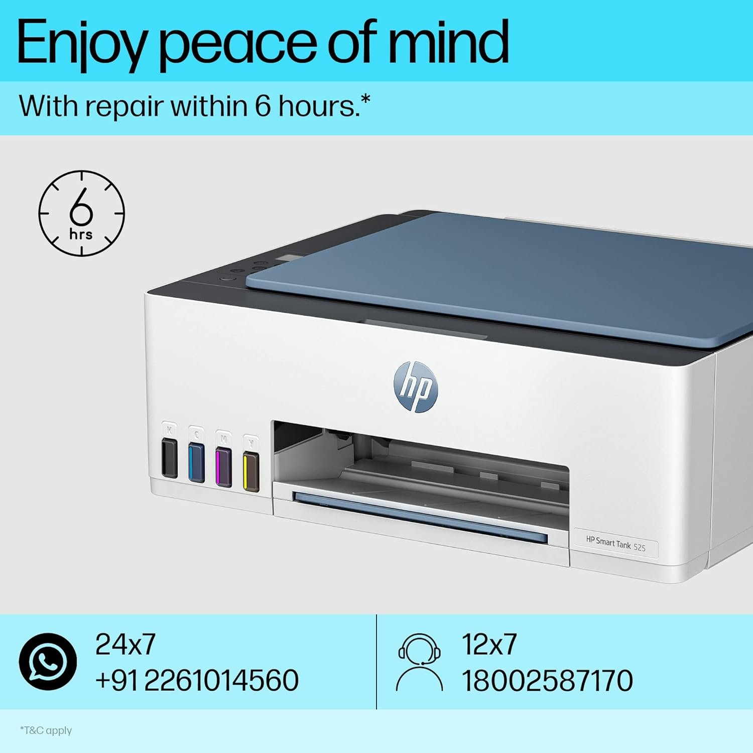  Printer HP Smart Tank 525 All-in-One 