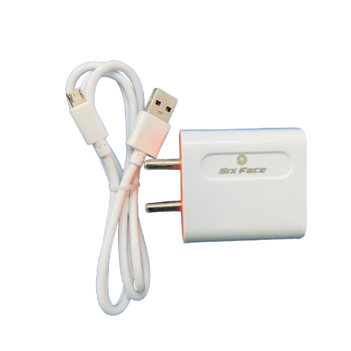 SIX FACE FAST CHARGER DUAL USB 20W 3.4 AMP SMC774